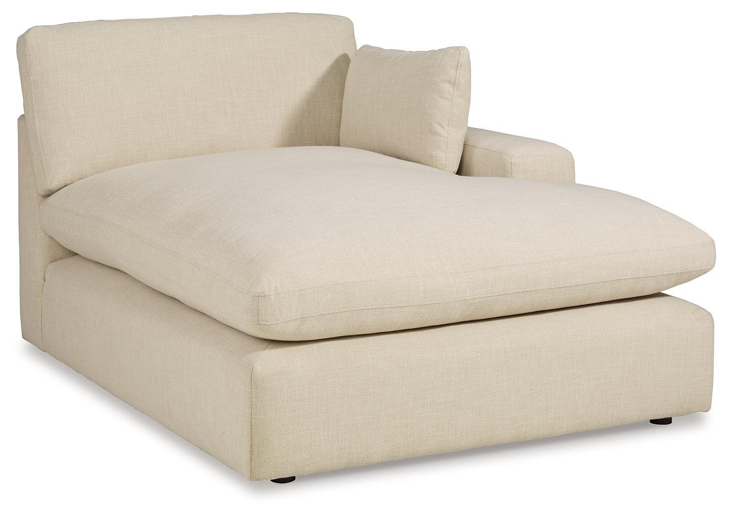Elyza Linen 3-Piece Sectional With Ottoman - Image 3