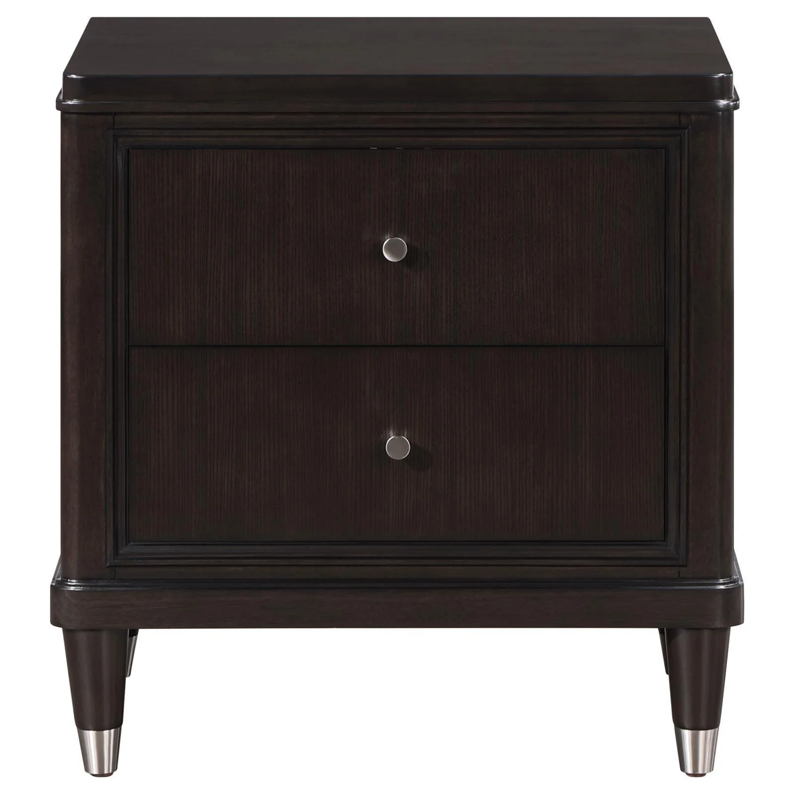 Emberlyn 2 Drawer Nightstand Bedide Table Brown - Image 3