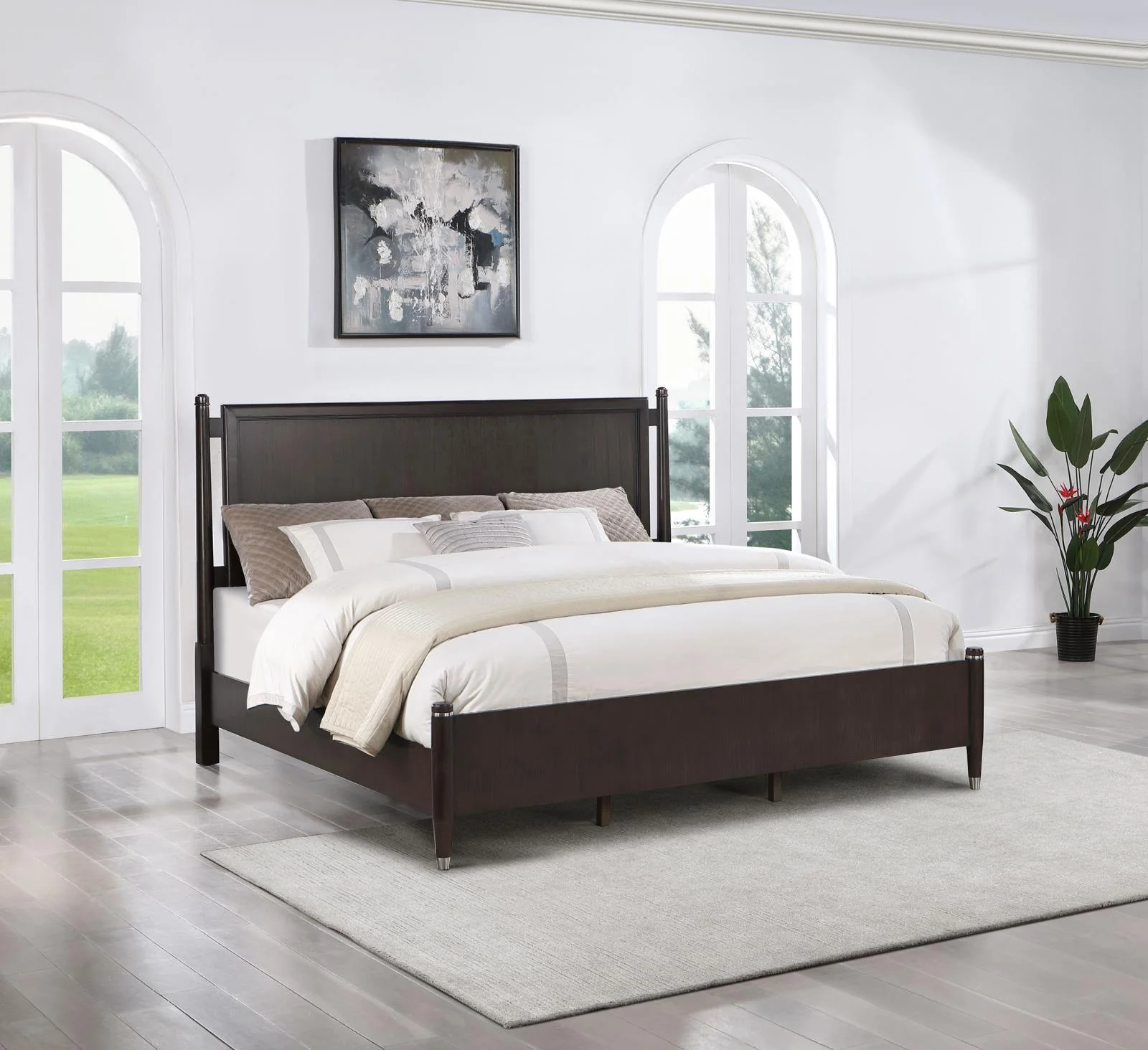 Emberlyn Queen Poster Bed Brown - Image 2