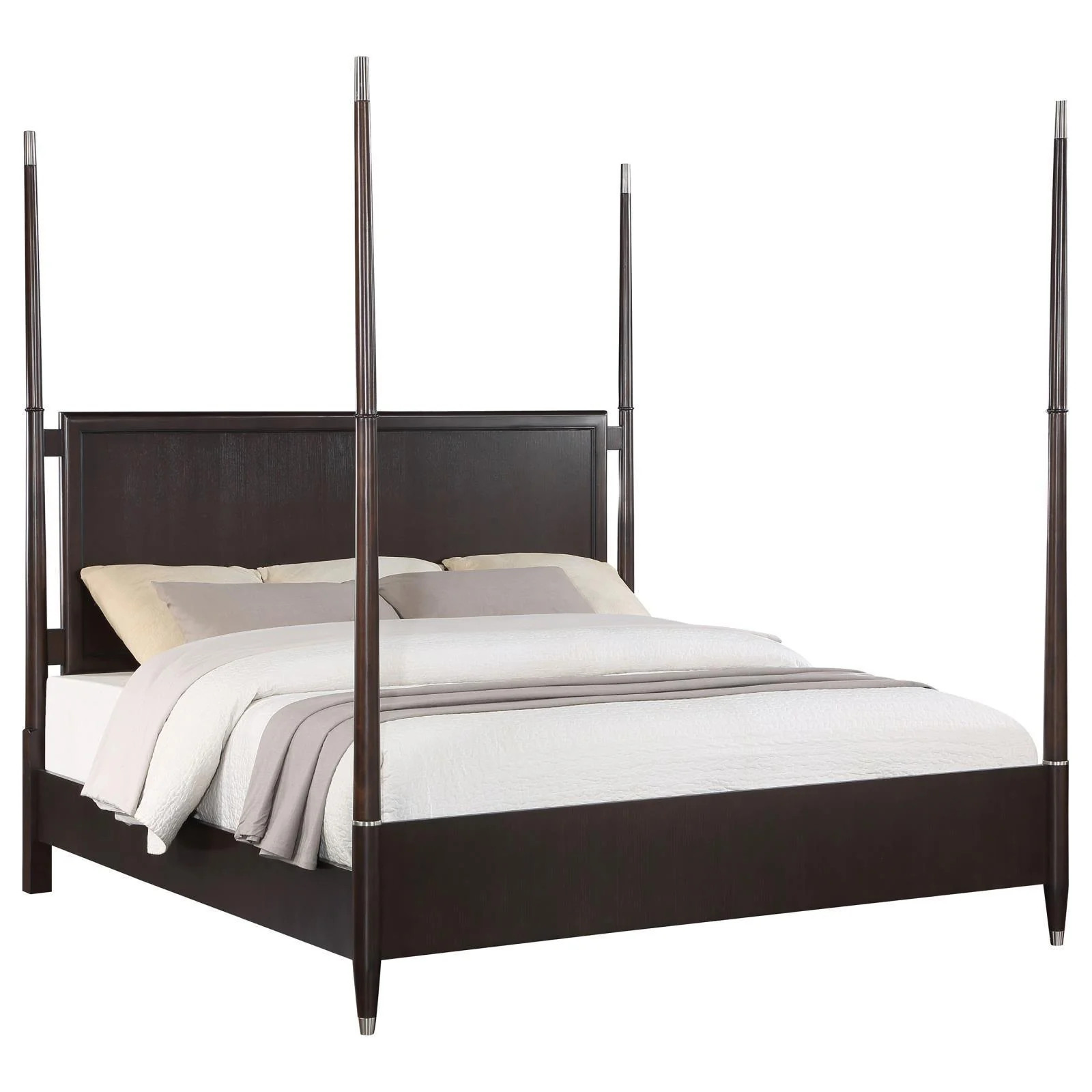 Emberlyn Queen Poster Bed Brown - Image 3