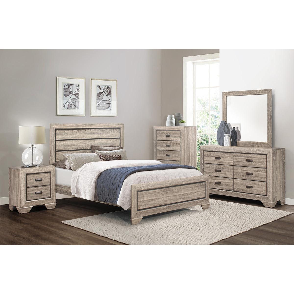 Beechnut Natural Panel Queen Bed - Image 3