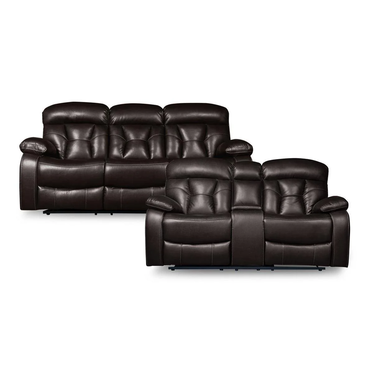 Black Motion Sofa Loveseat