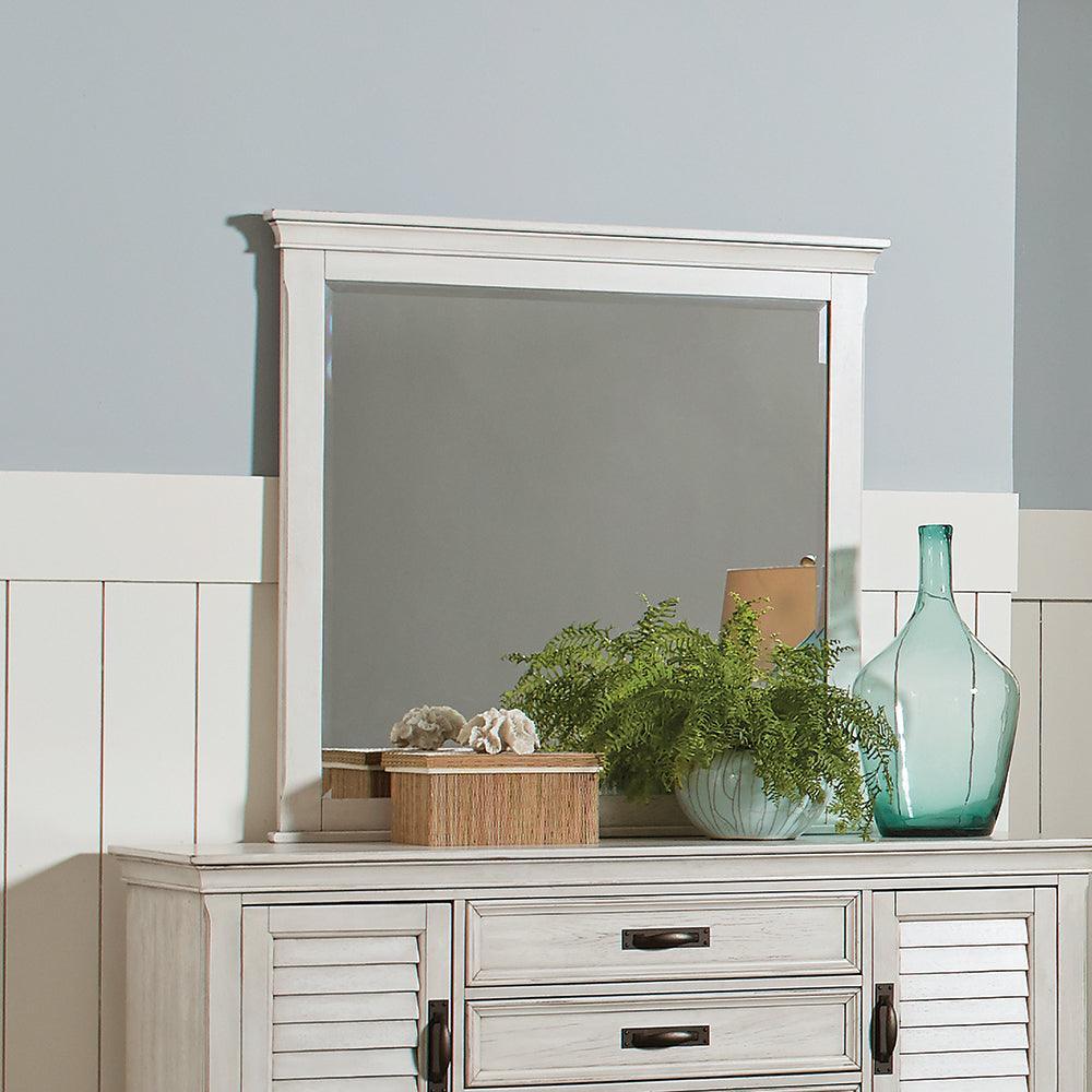 Franco Antique White Panel Bedroom Set - Image 3