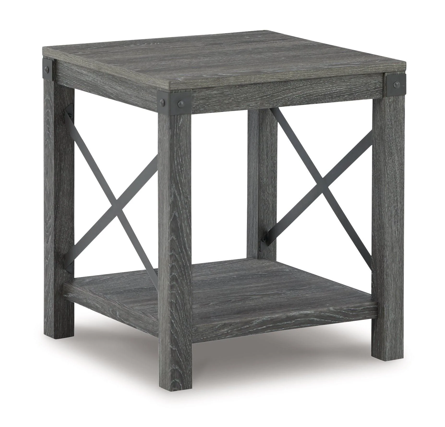 Freedan Grayish Brown 2 End Tables - Image 3