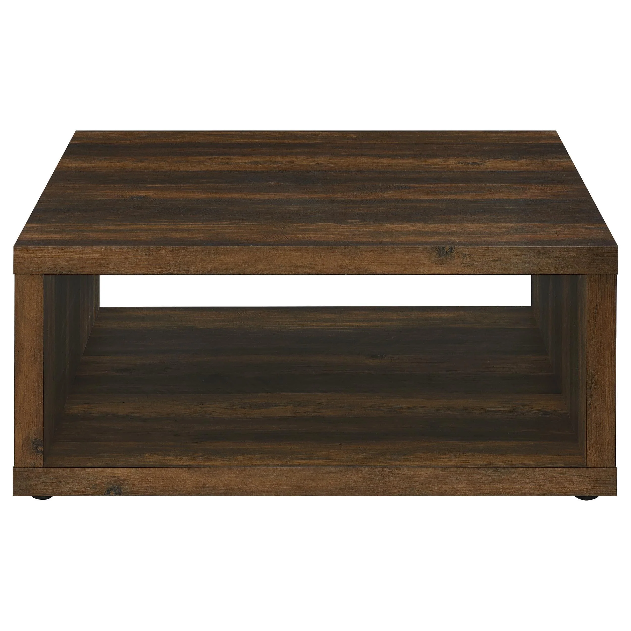 Frisco Square Wood Coffee Table Dark Pine - Image 3