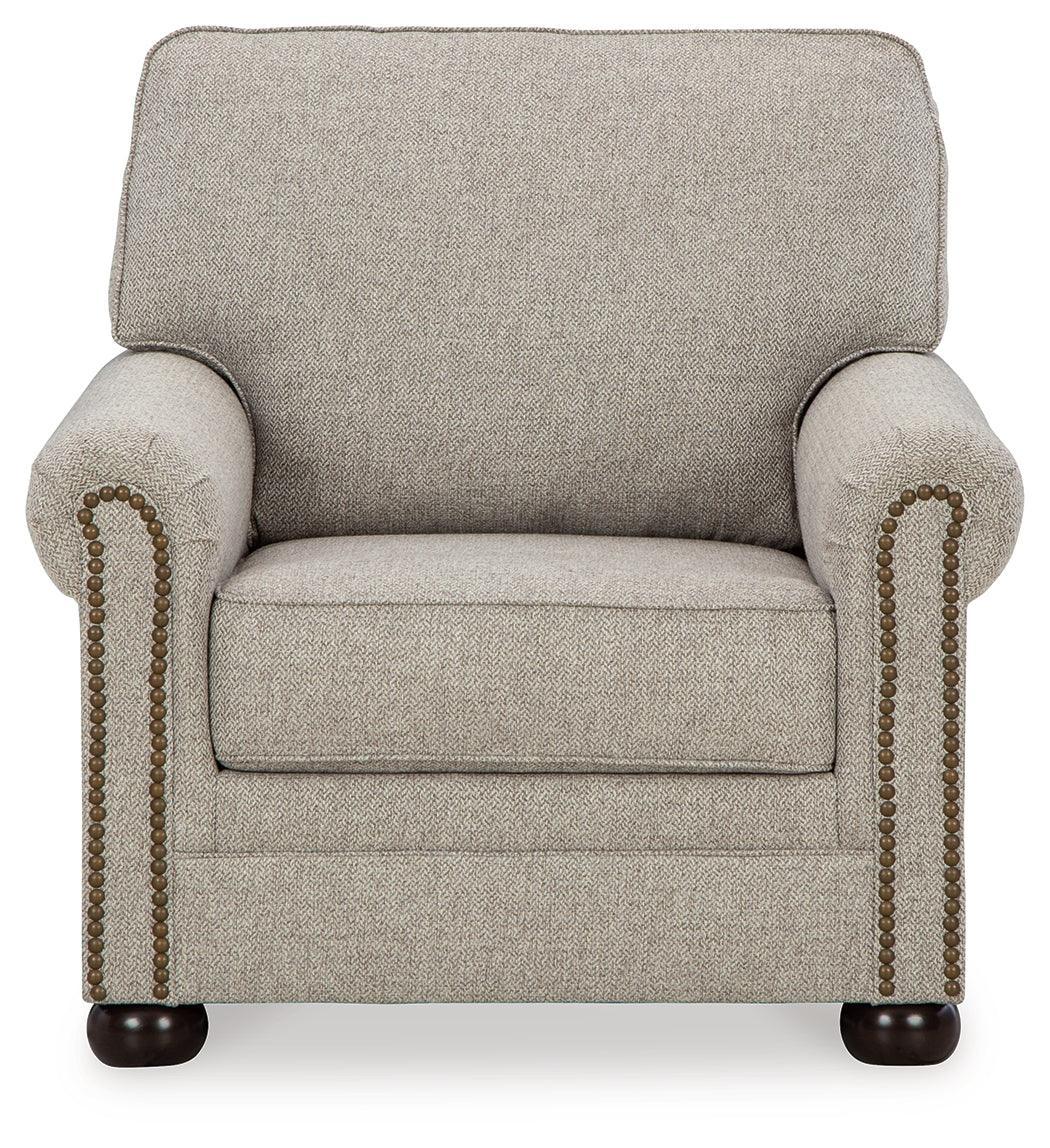 Gaelon Dune Chair And Ottoman - Image 3