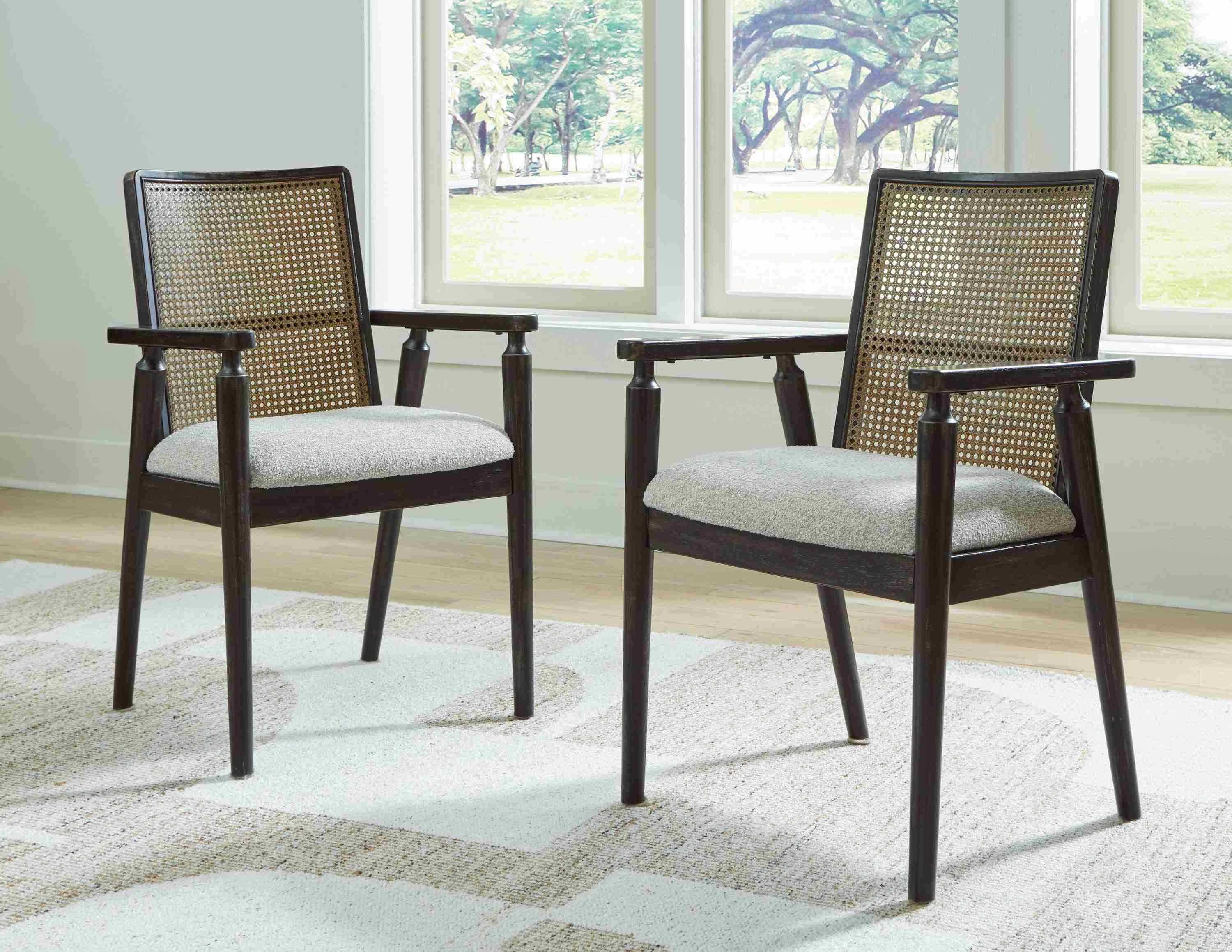Galliden Black Dining Arm Chair - Image 3