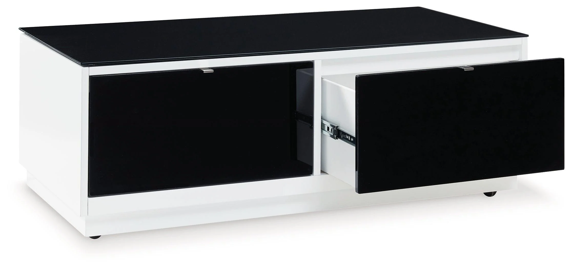 Gardoni White Black Coffee Table - Image 3