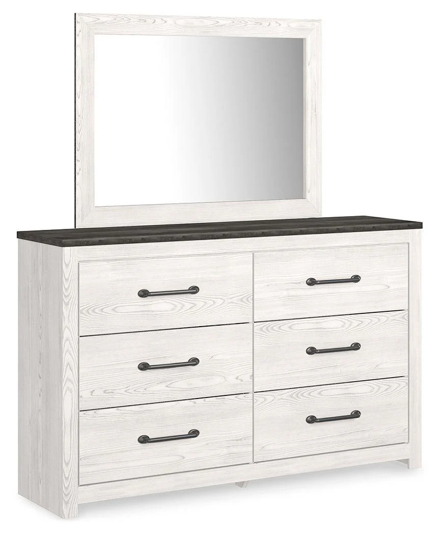 Gerridan White Gray Panel Bedroom Set - Image 2