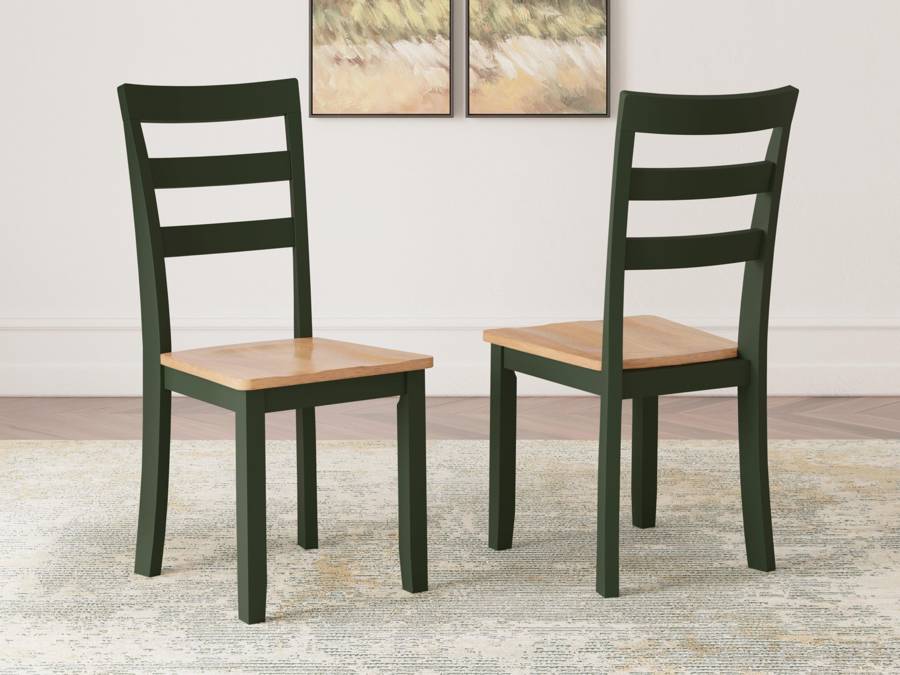 Gesthaven Natural Green Dining Chair - Image 3