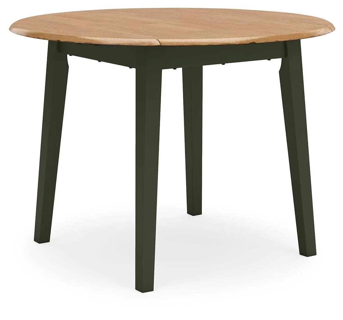 Gesthaven Natural Green Dining Drop Leaf Table - Image 2