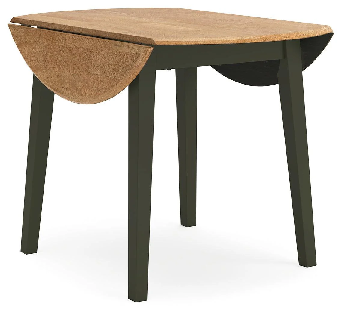Gesthaven Natural Green Dining Drop Leaf Table - Image 3