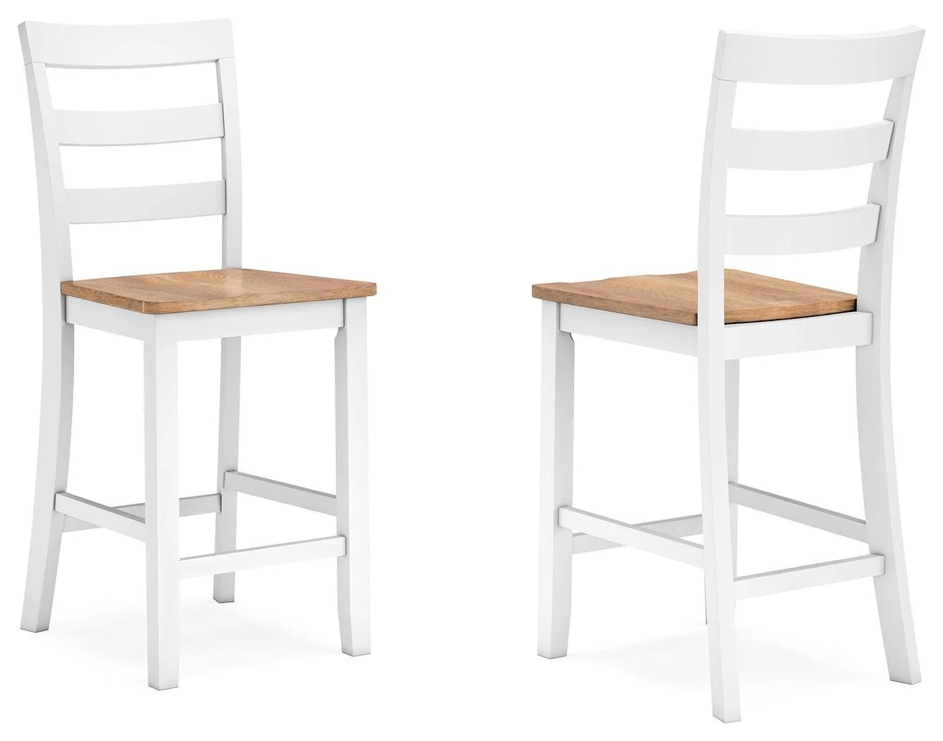 Gesthaven Natural White Counter Height Barstool - Image 2