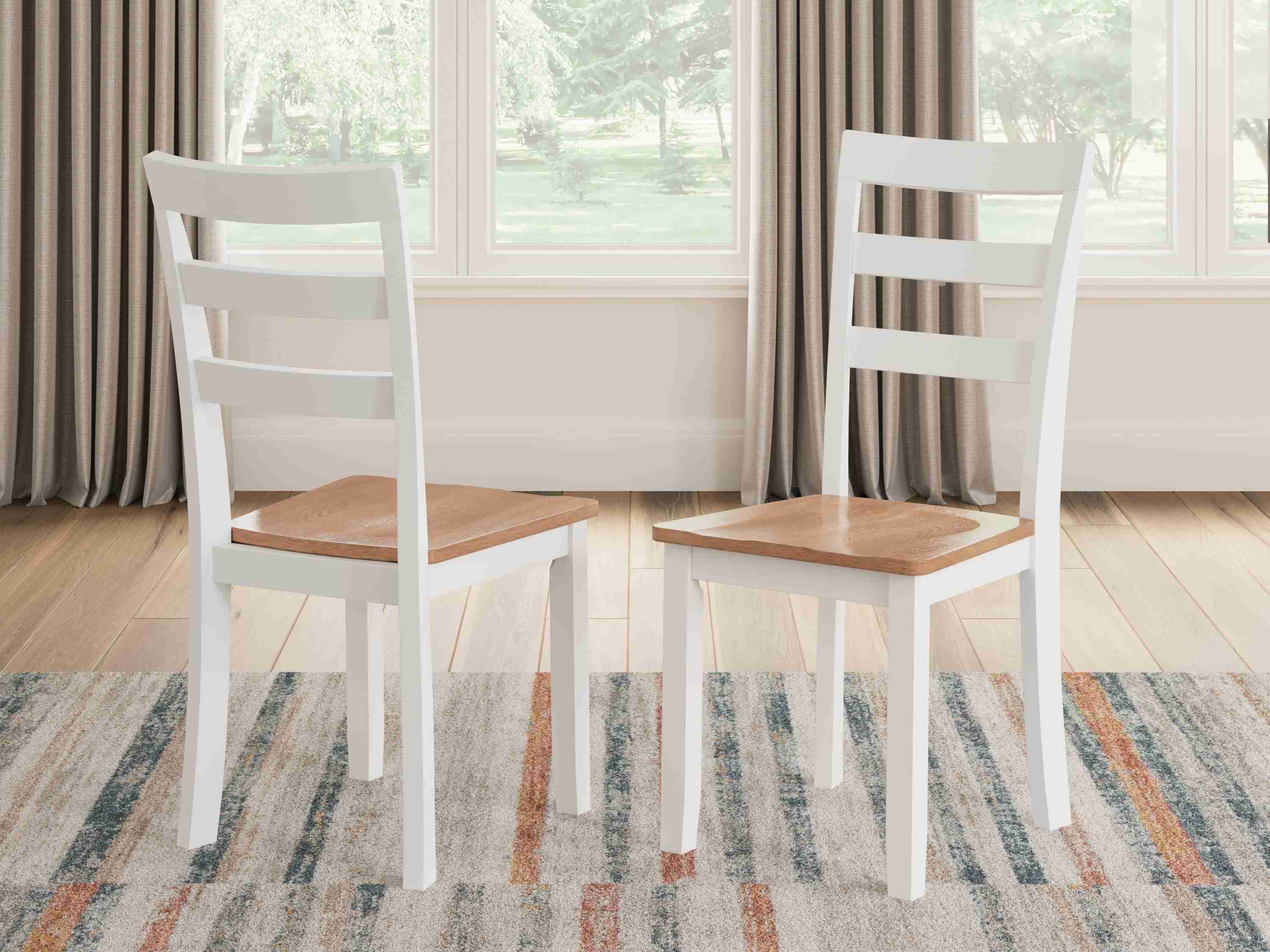 Gesthaven Natural White Dining Chair - Image 3