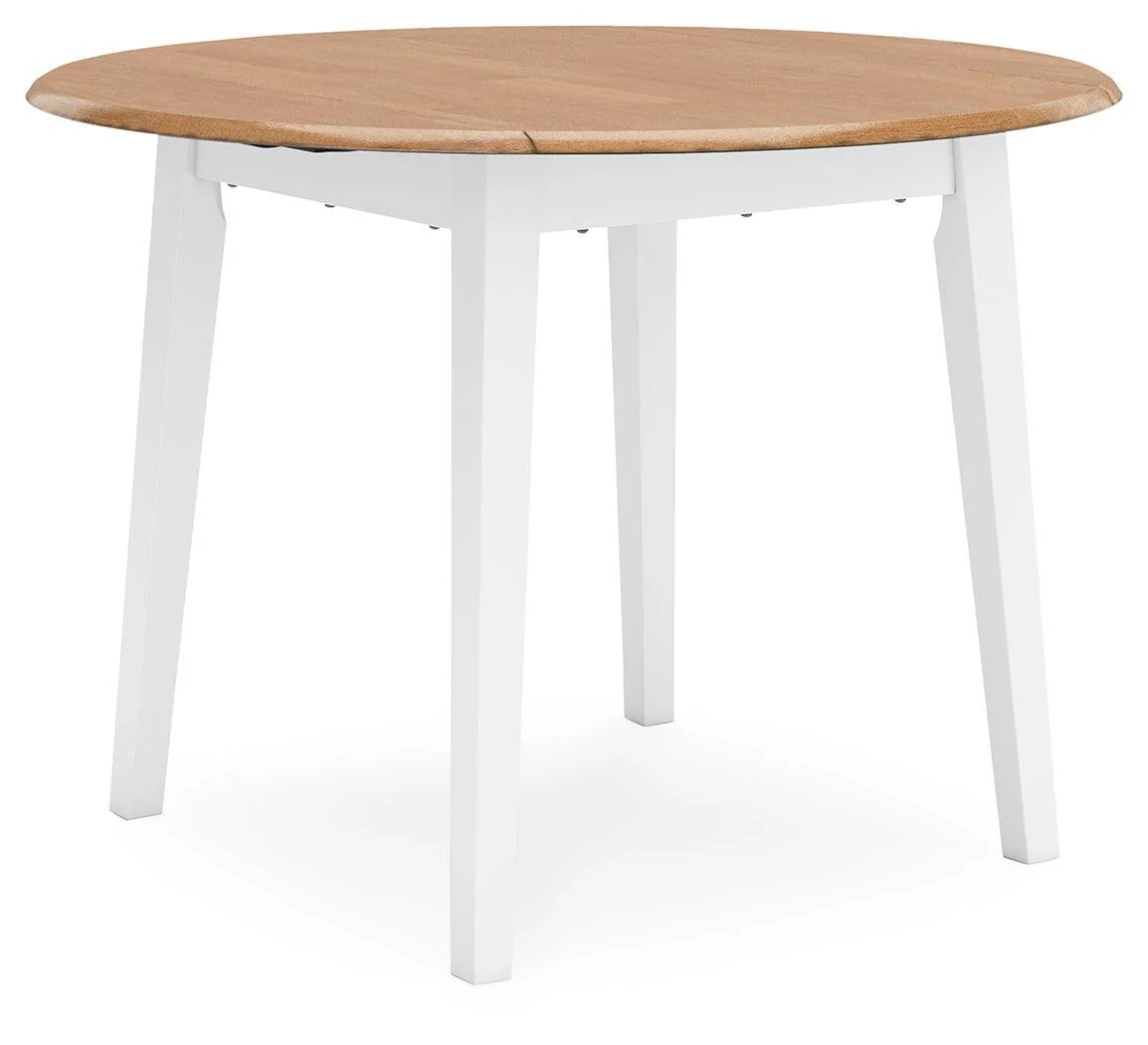 Gesthaven Natural White Dining Drop Leaf Table - Image 2