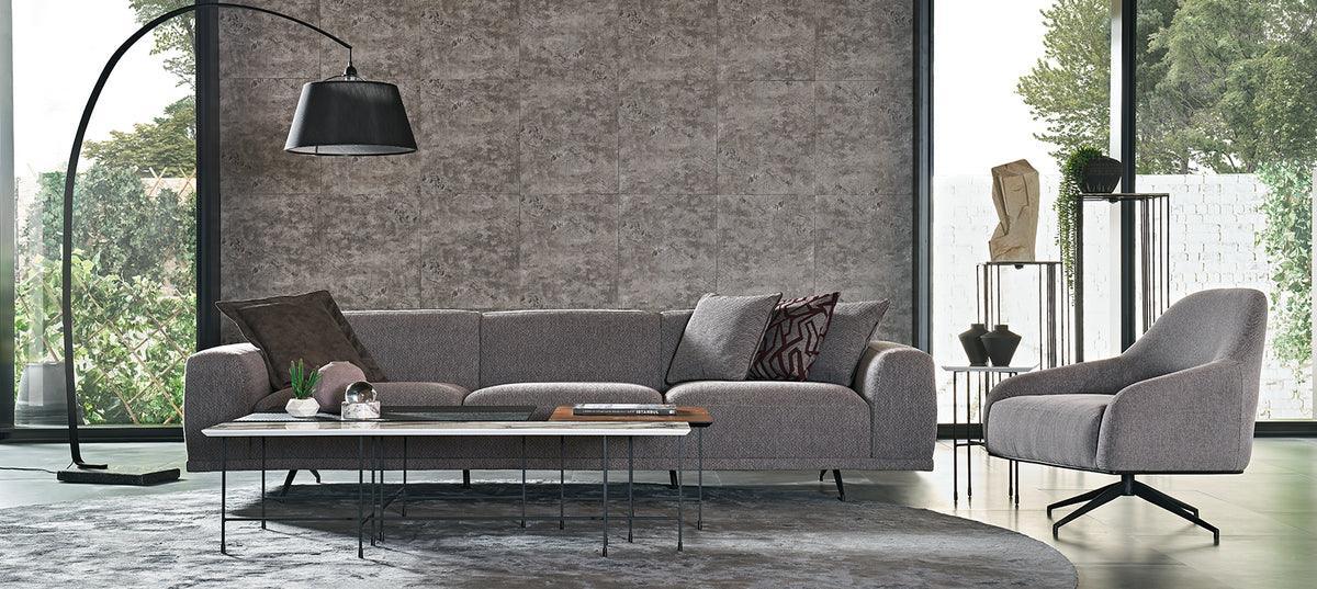 Giorno Blue Swivel Armchair - Image 3