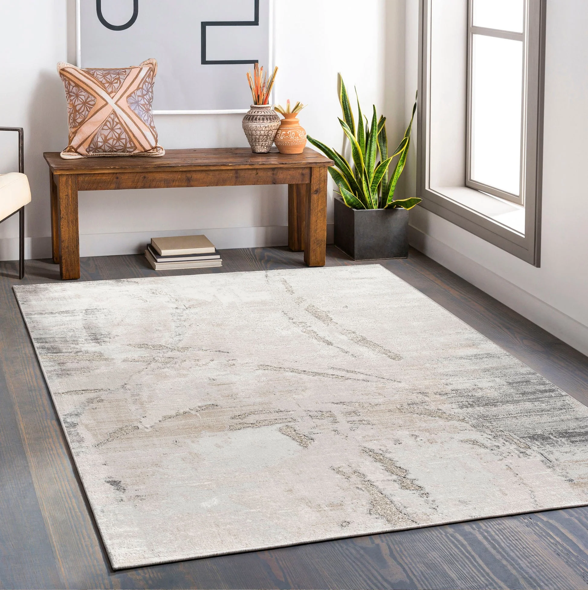 Glitz 710 Carbon Area Rug - Image 1