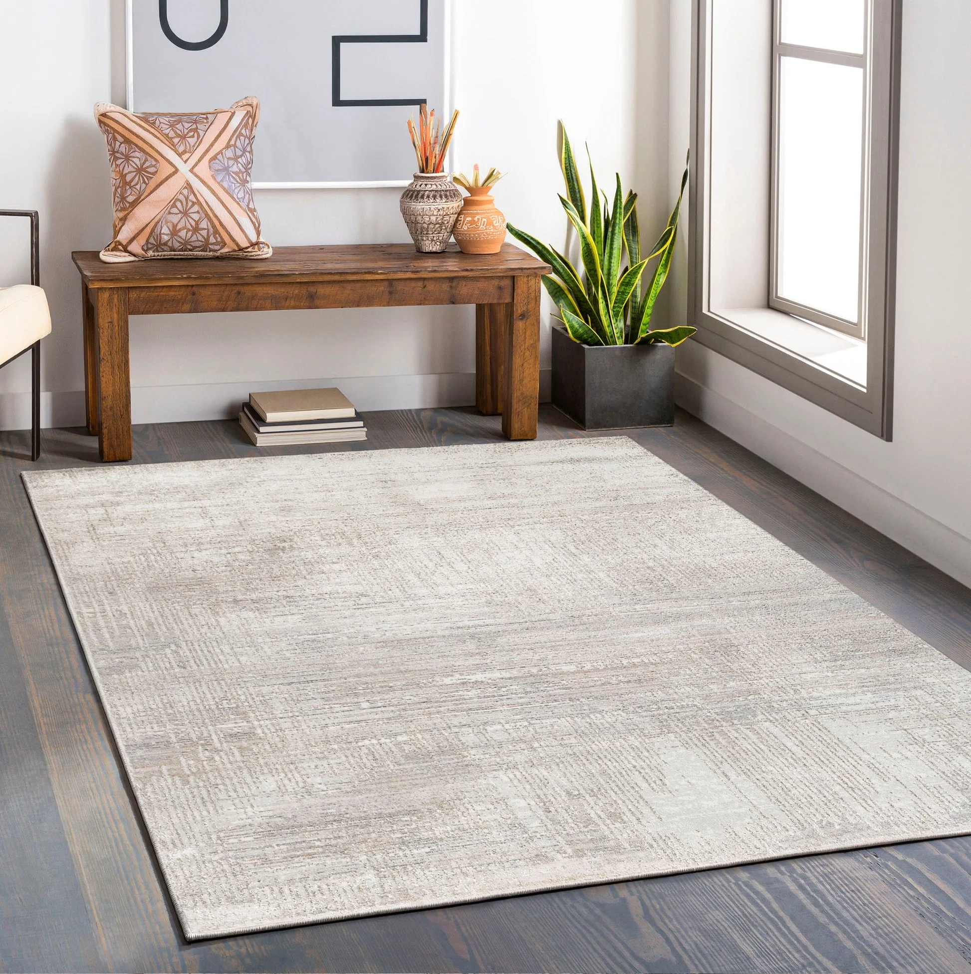 Glitz 711 Carbon Area Rug - Image 1
