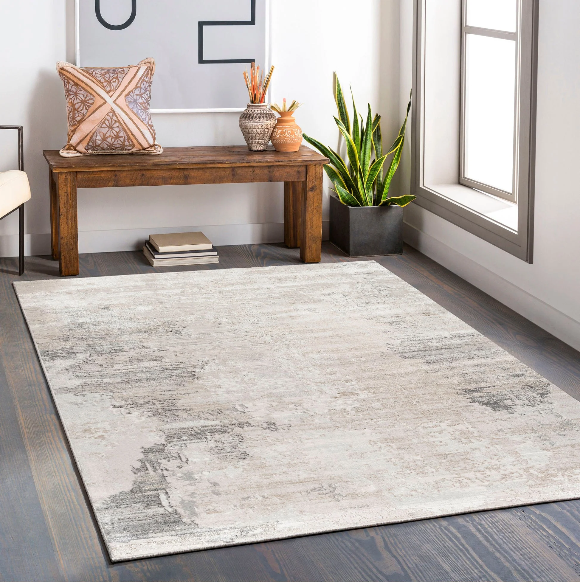 Glitz 715 Carbon Area Rug - Image 1
