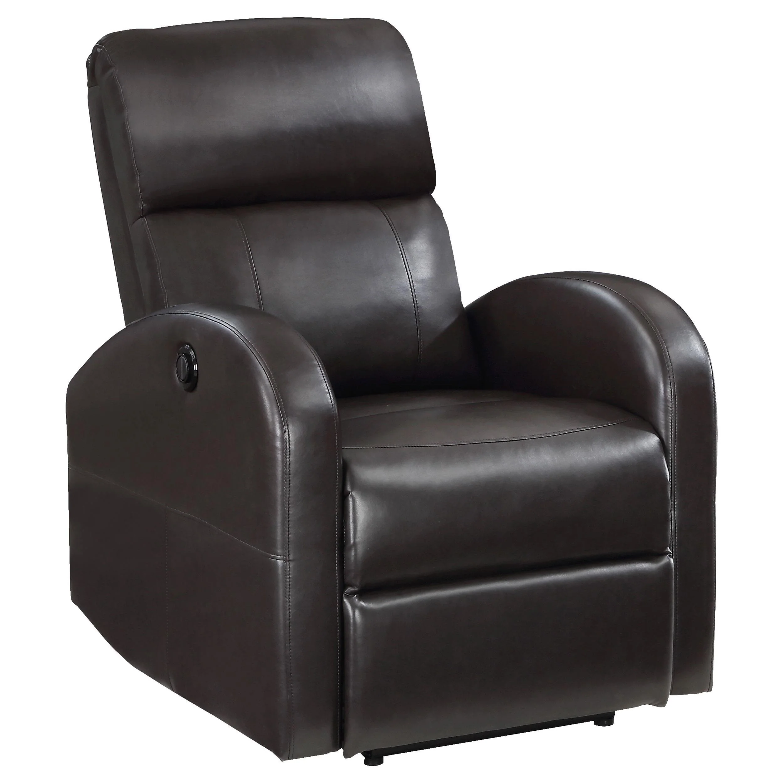 Grant Upholstered Power Recliner Chair Brown - Image 3
