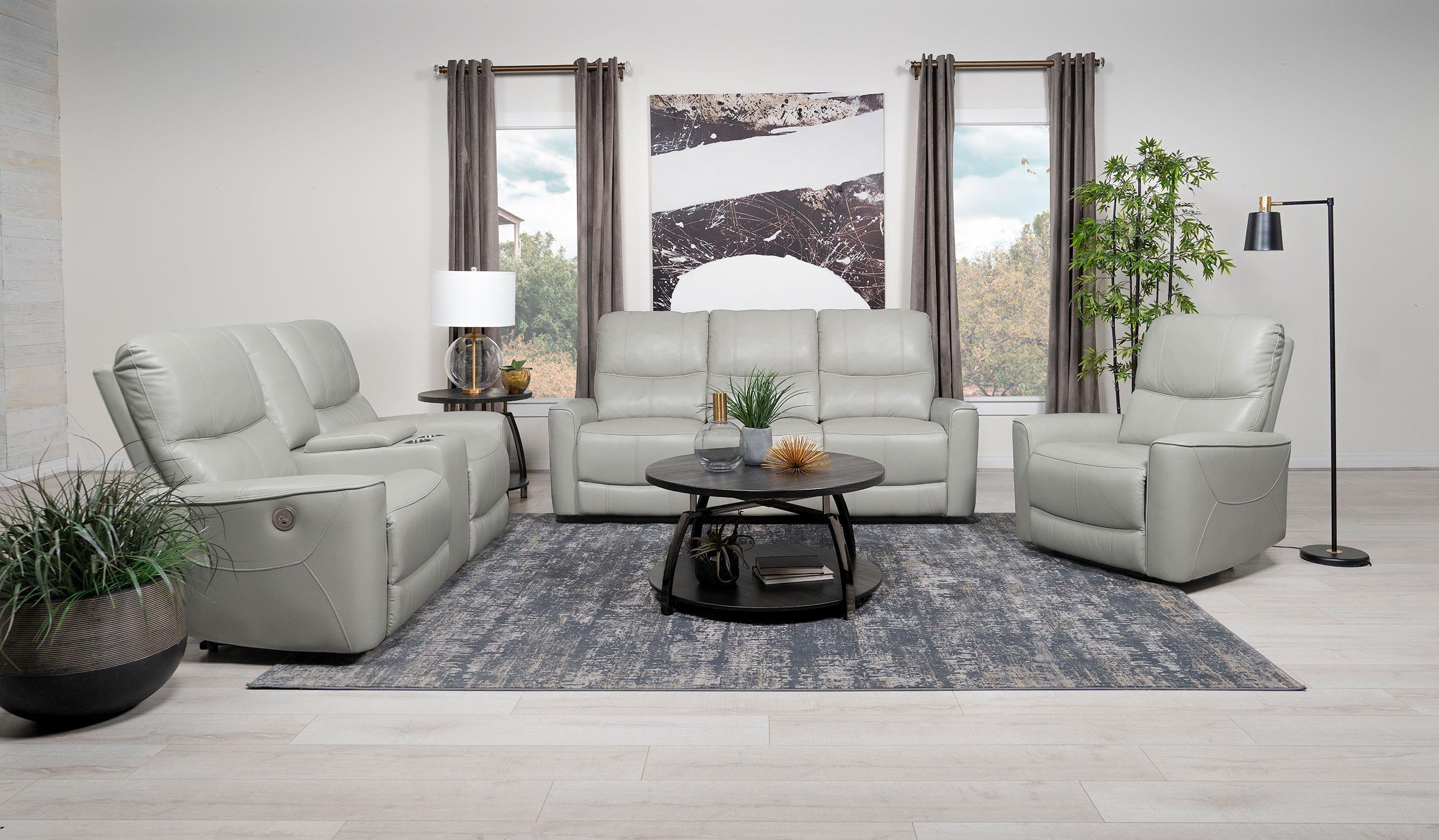 Greenfield 3-Piece Power Reclining Sofa Set Ivory - Image 2