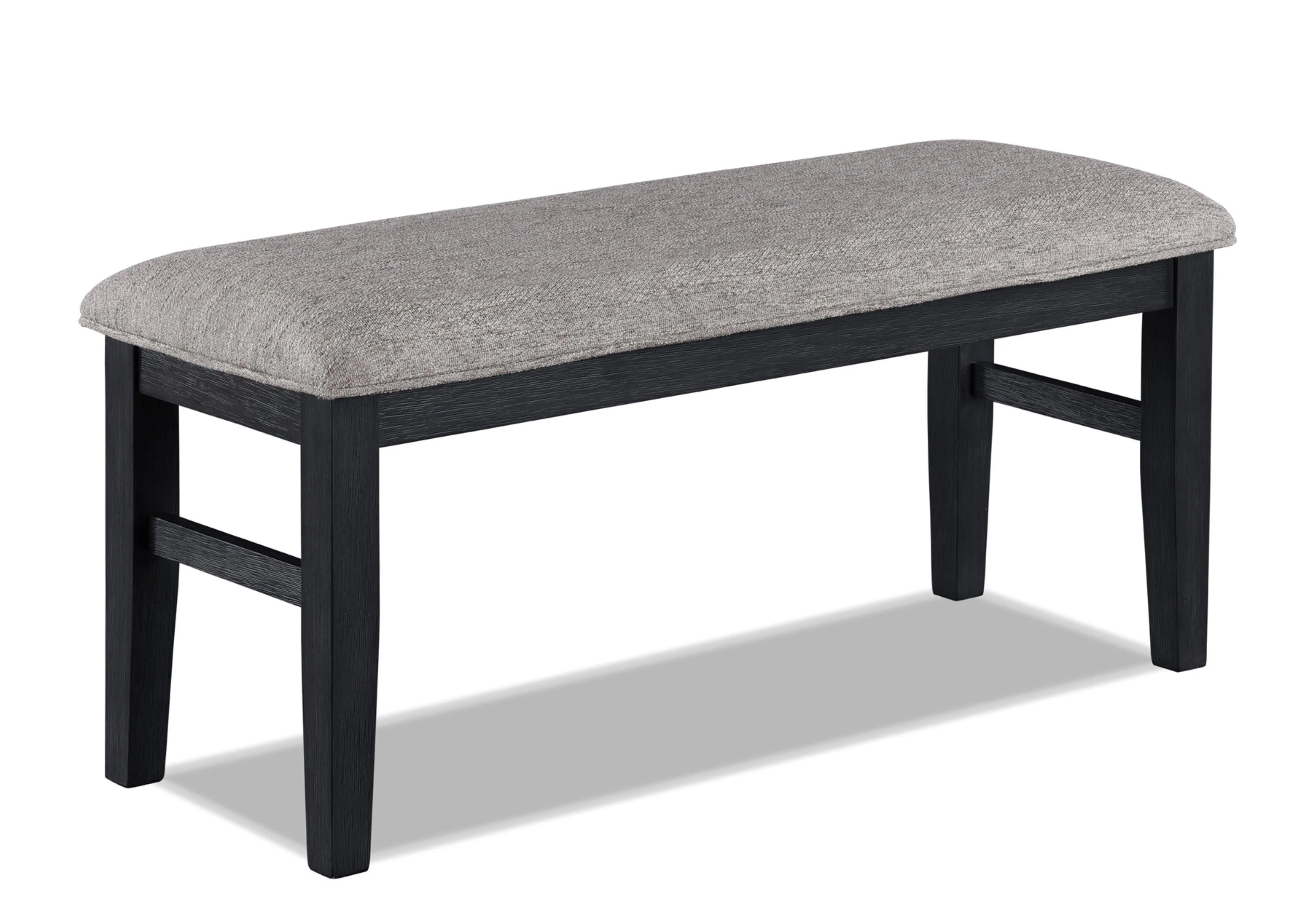 Guthrie Black Gray Fabric Upholstered Dining Room Set - Image 3