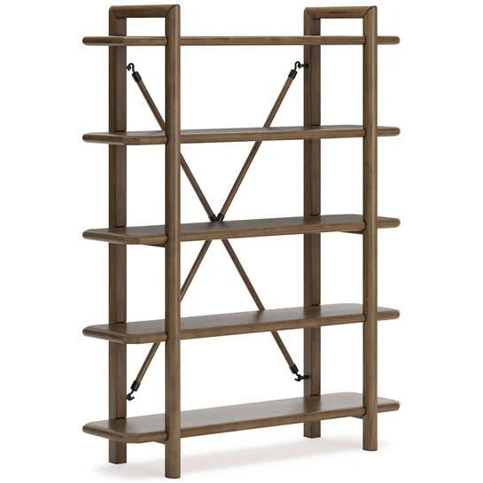 Roanhowe Brown Bookcase - Image 1