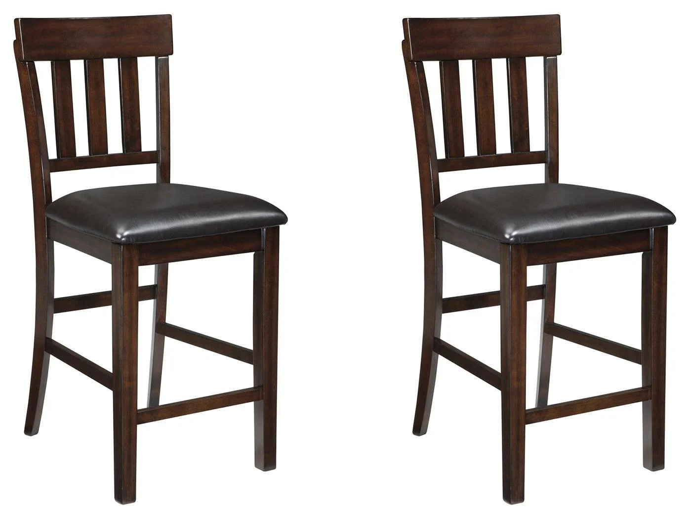 Haddigan Dark Brown 2-Piece Bar Stool - Image 2
