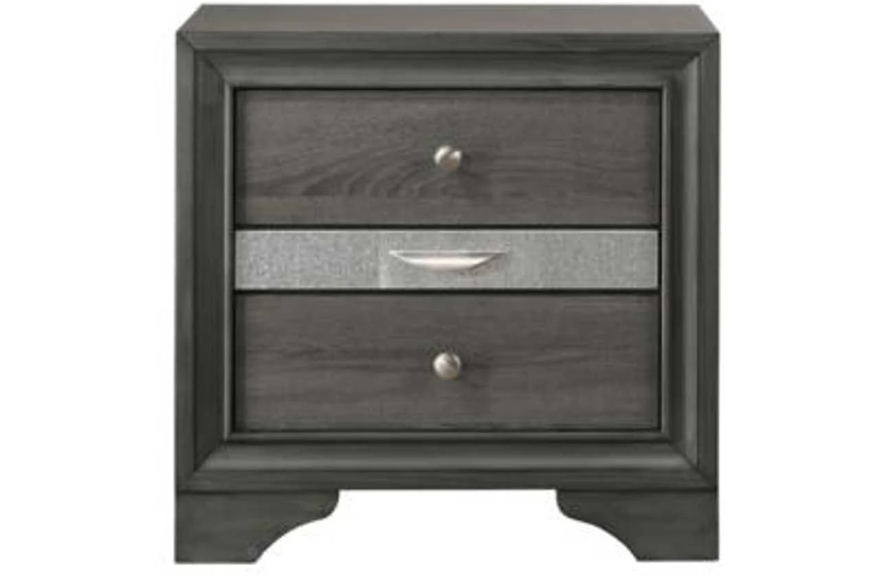 Hannah Gray Nightstand - Image 1