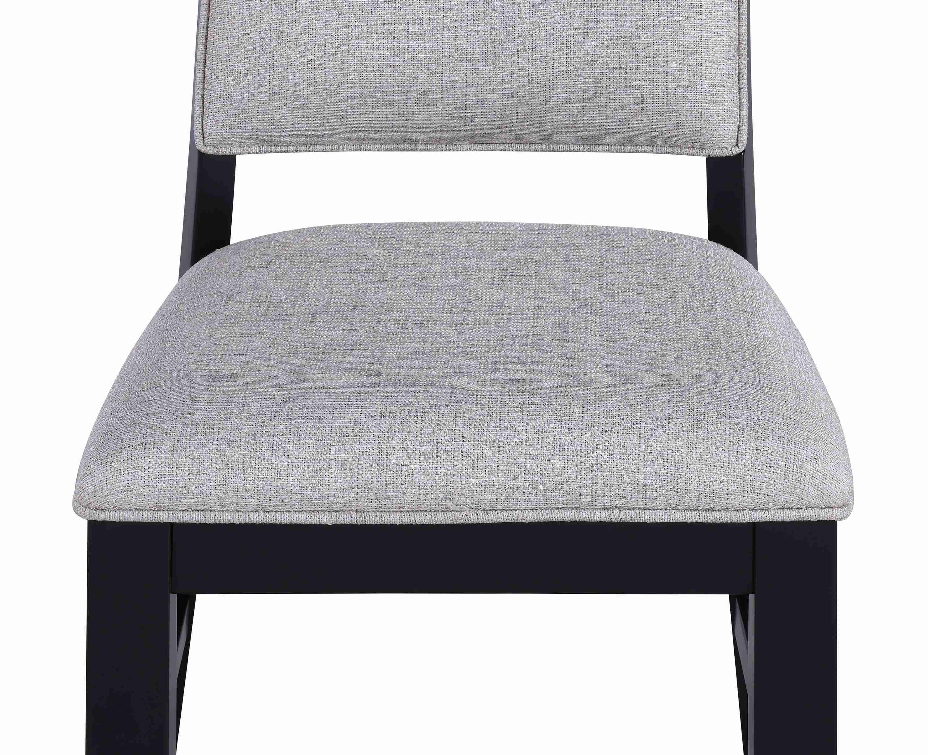 Harriet Gray Fabric Upholstered Dining Room Set - Image 3