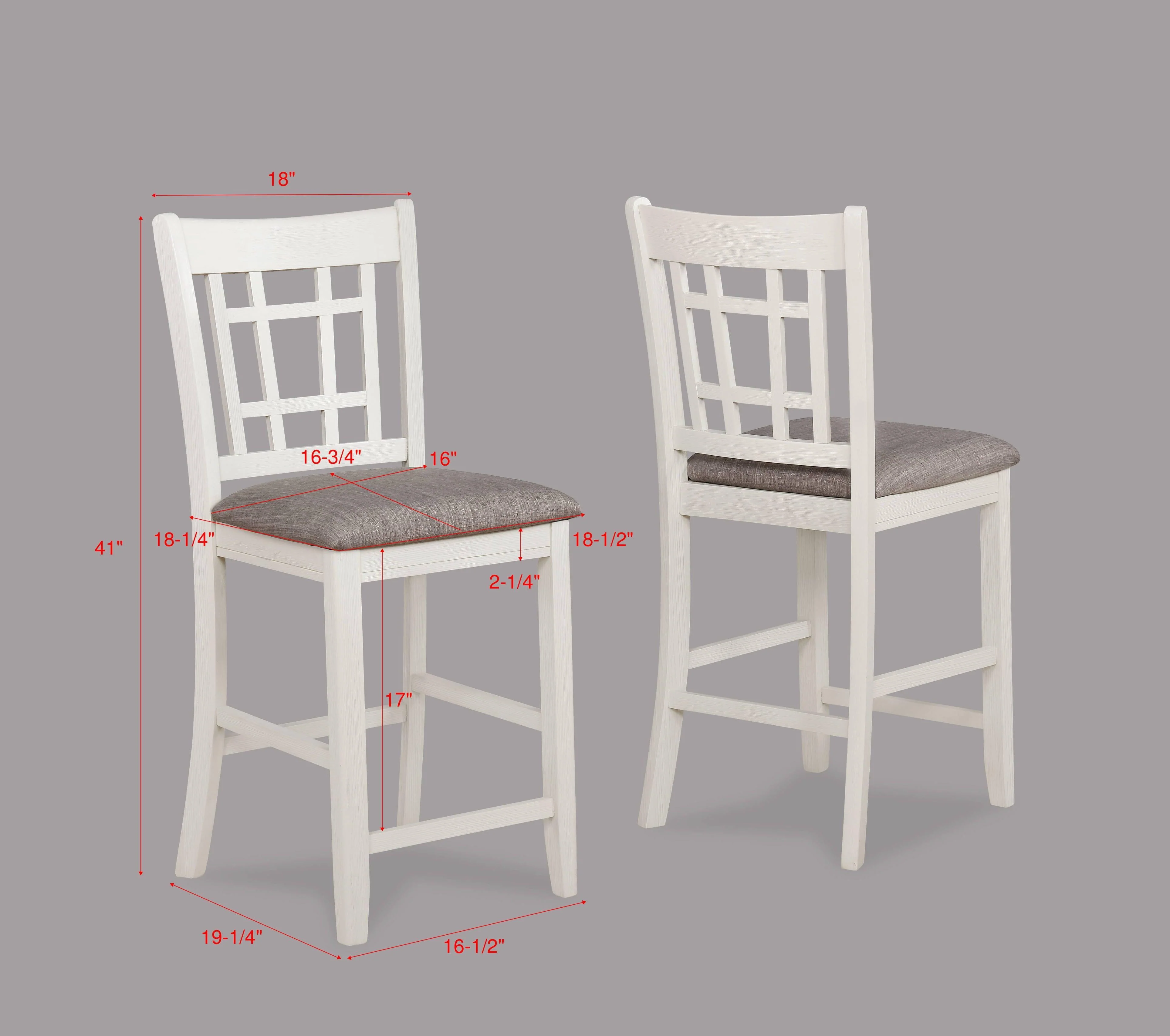 Hartwell Chalk Gray Oval Extendable Counter Height Set - Image 3