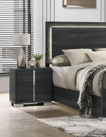 Hiena Black Nightstand - Image 2