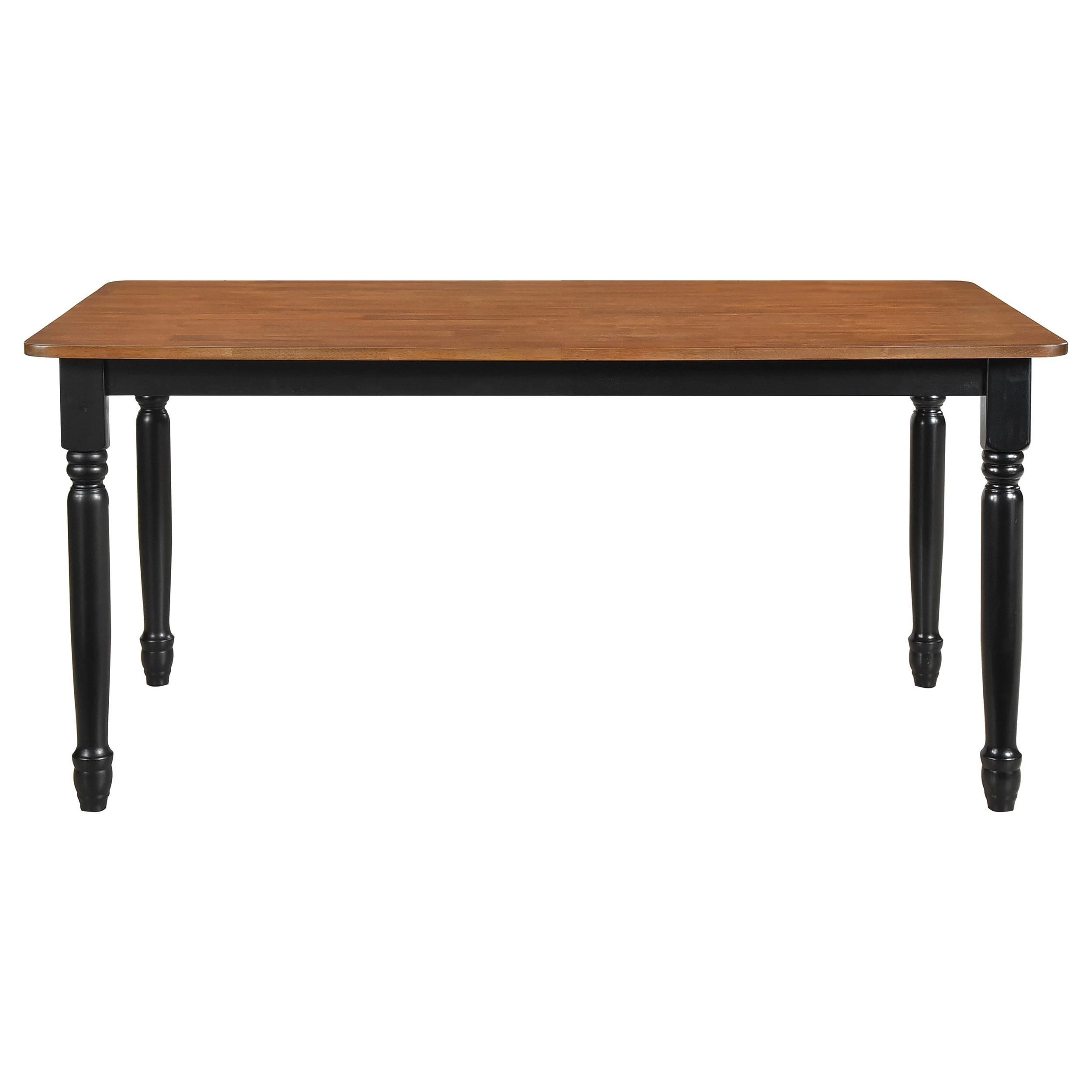 Hollyoak Rectangular 63 inch Wood Dining Table Walnut - Image 3