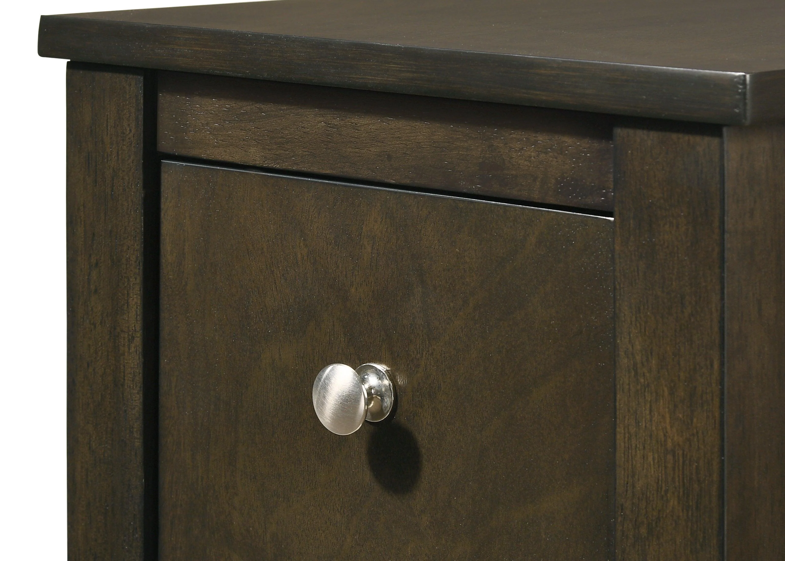 Issac Gray Walnut Chairside Table - Image 3
