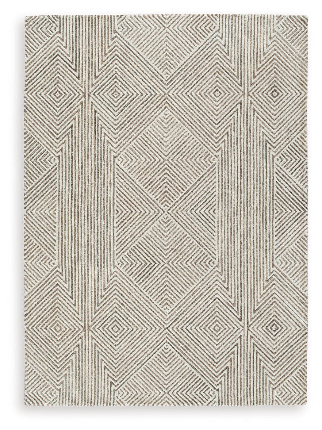 Jadott Beige Brown Medium Rug - Image 2