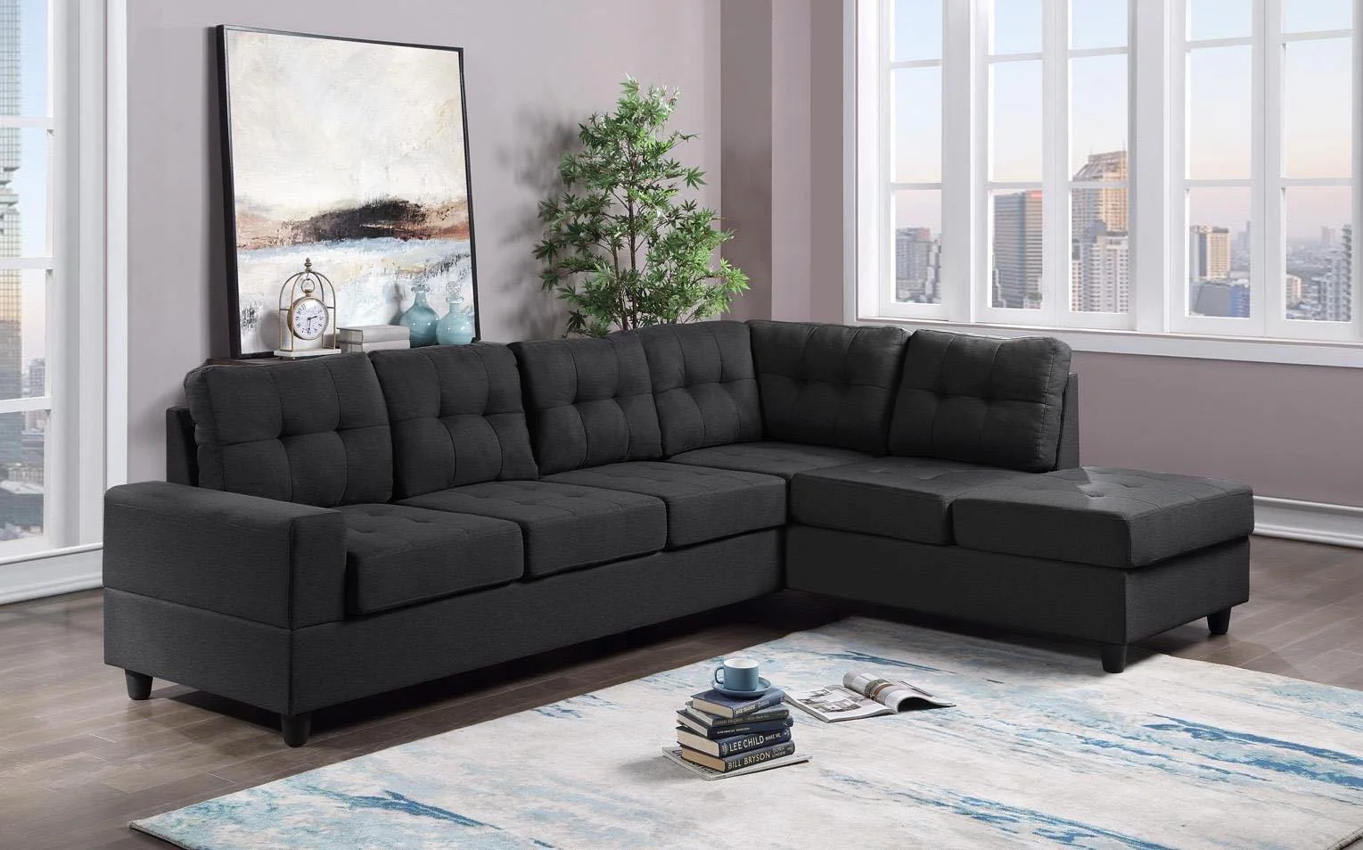 James Black Reversible Sectional - Image 1