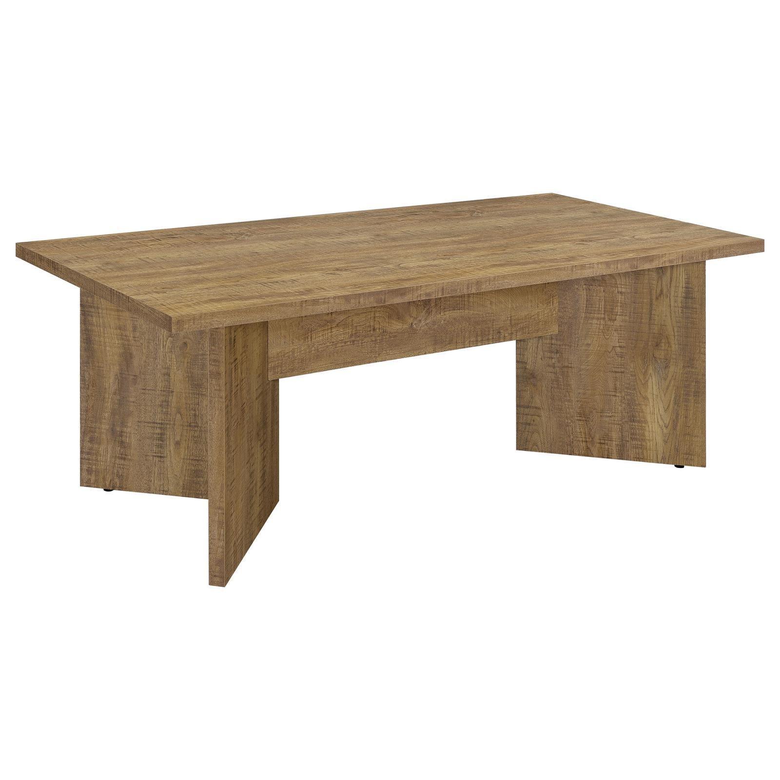 Jamestown Rectangular Wood Dining Table With Decorative Laminate Mango Brown - Image 1