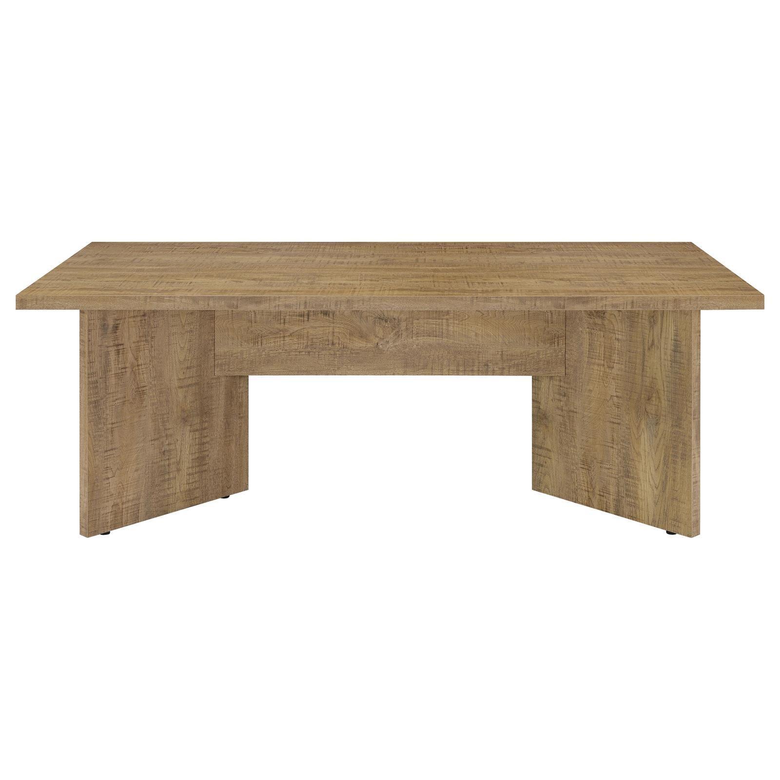 Jamestown Rectangular Wood Dining Table With Decorative Laminate Mango Brown - Image 3