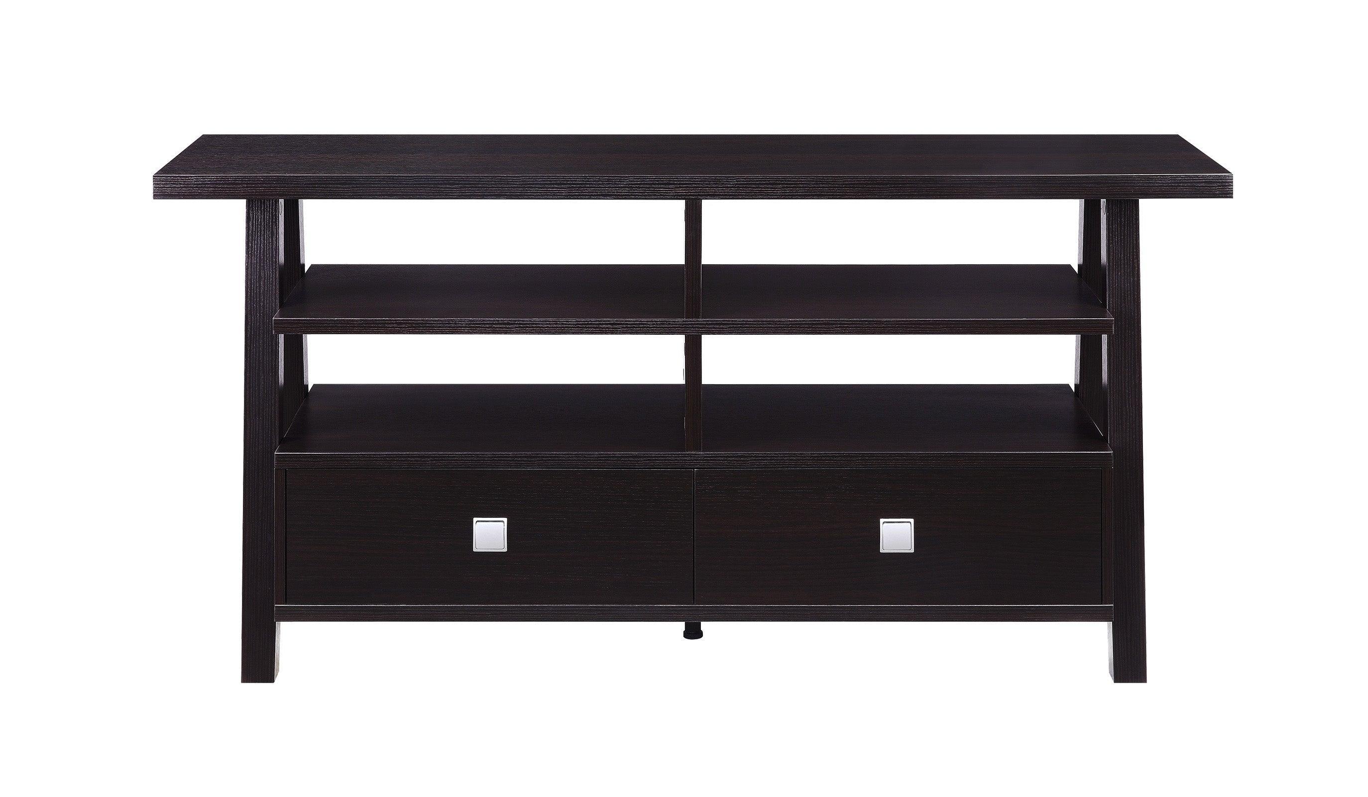 Jarvis Gray TV Stand with Storage Doors - Image 3