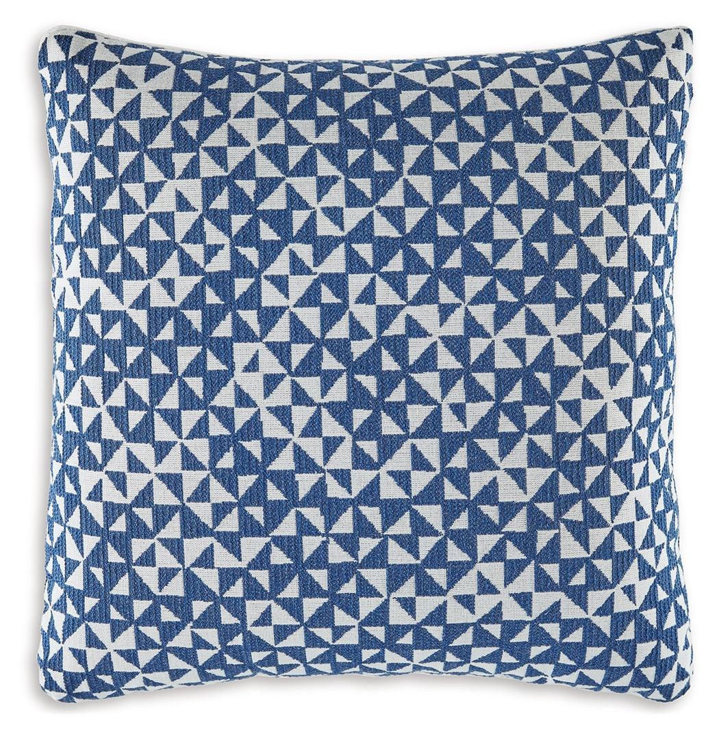 Jaycott Next-Gen Nuvella Blue White Pillow (Set of 4) - Image 2