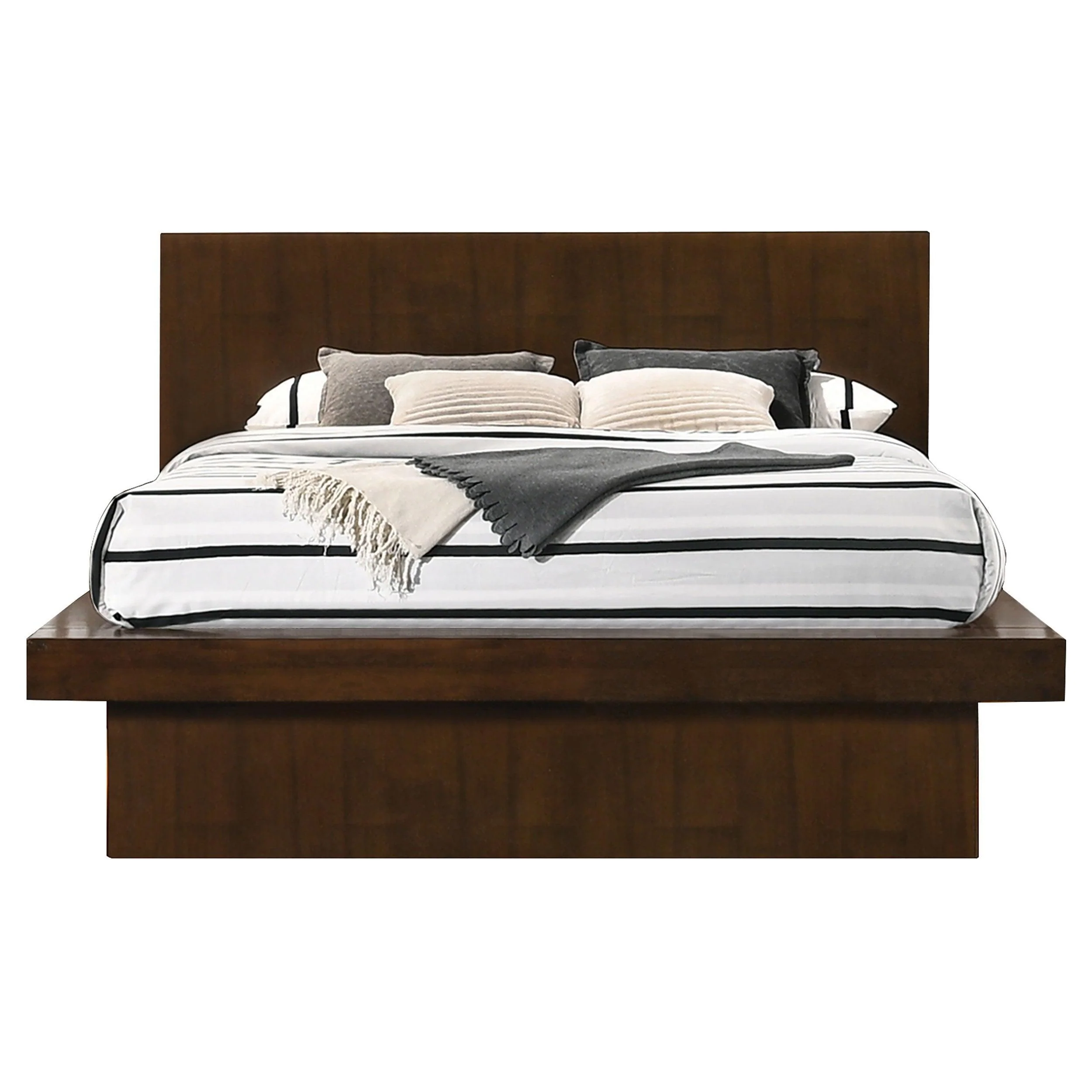 Jessica Cappuccino Platform Bedroom Set - Image 3