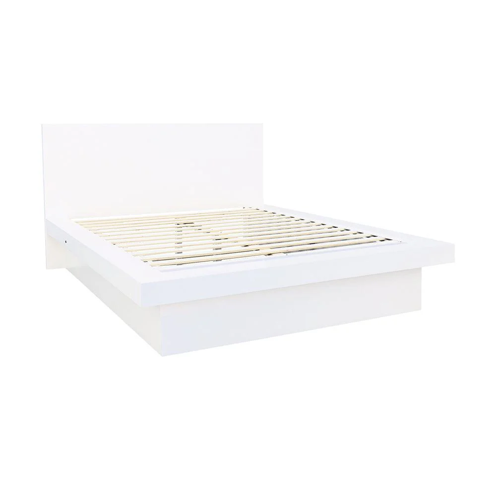 Jessica White Platform With Rail Seating Bedroom Set - Image 3