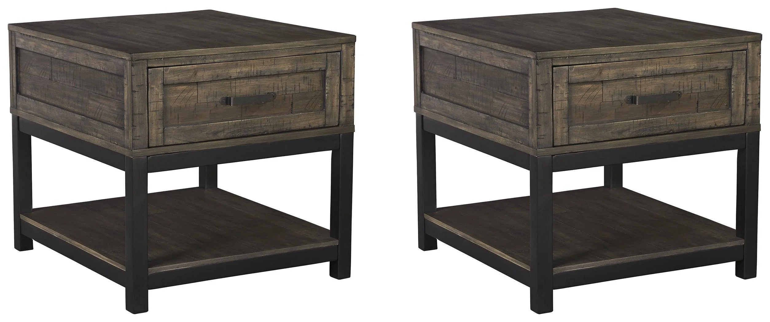 Johurst Grayish Brown 2 End Tables - Image 2