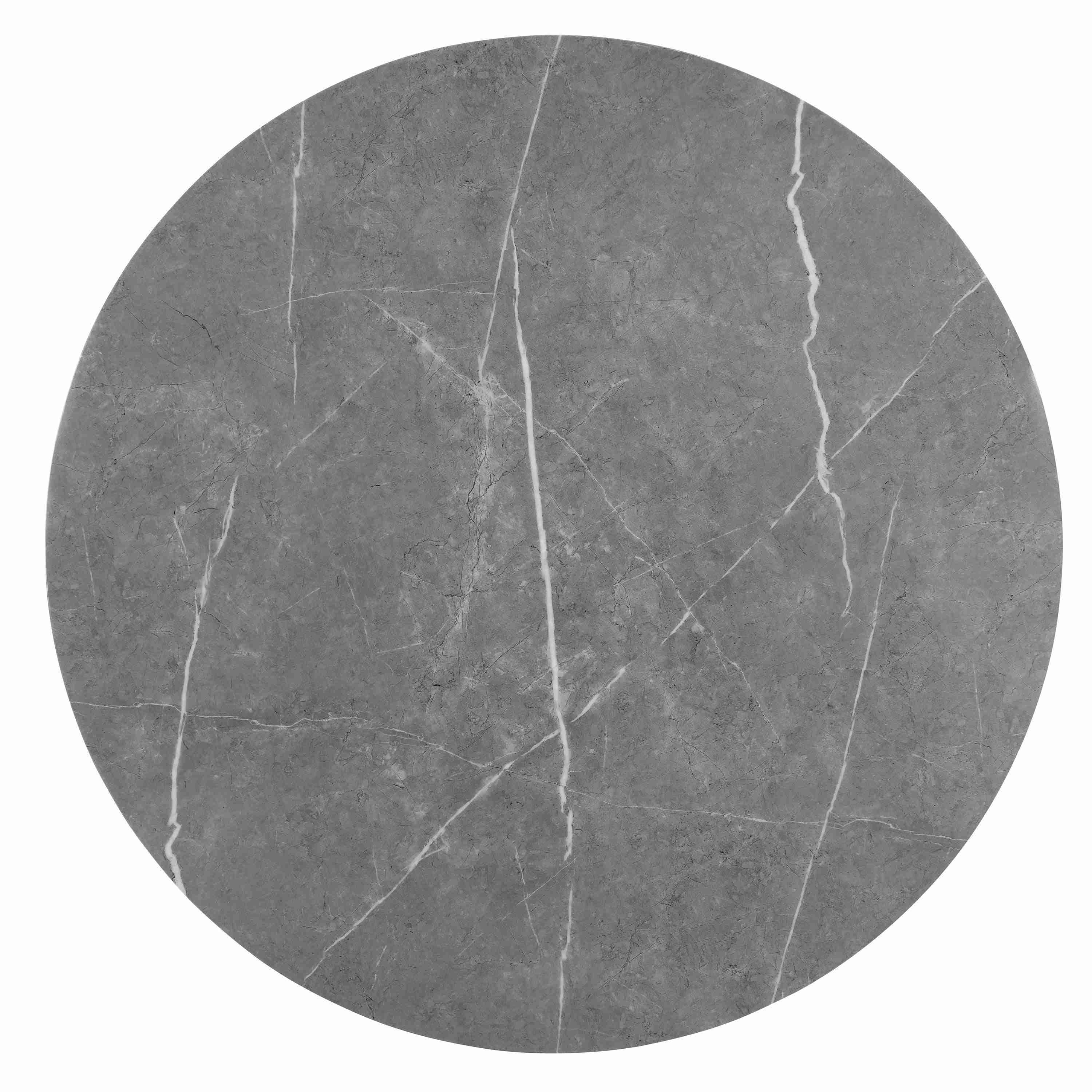 Judson Gray Marble Top Cocktail Coffee Table - Image 2