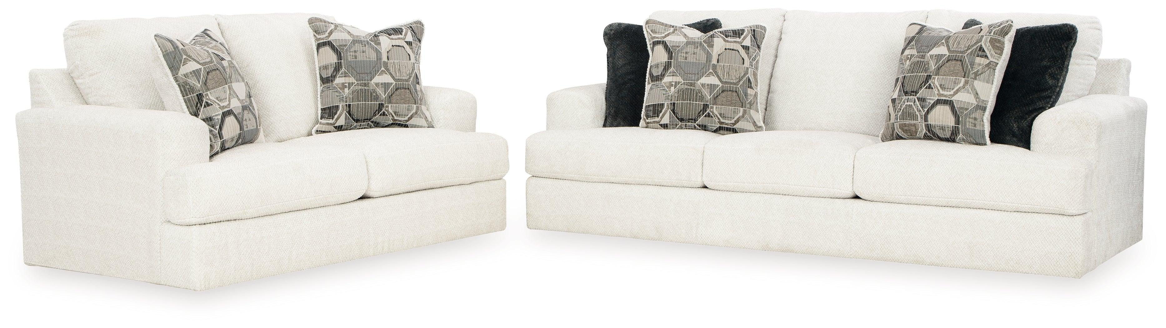 Karinne Linen Sofa And Loveseat - Image 3