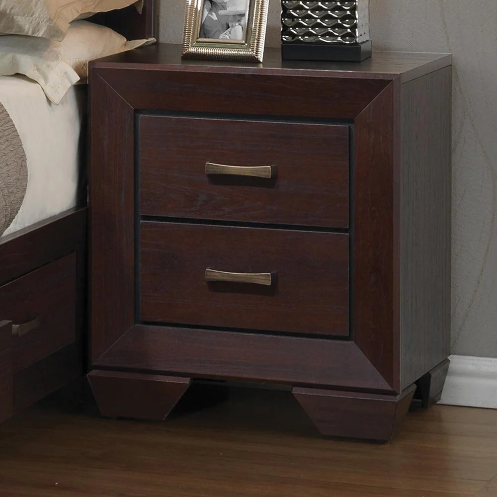 Kauffman Dark Cocoa Panel Bedroom Set - Image 2