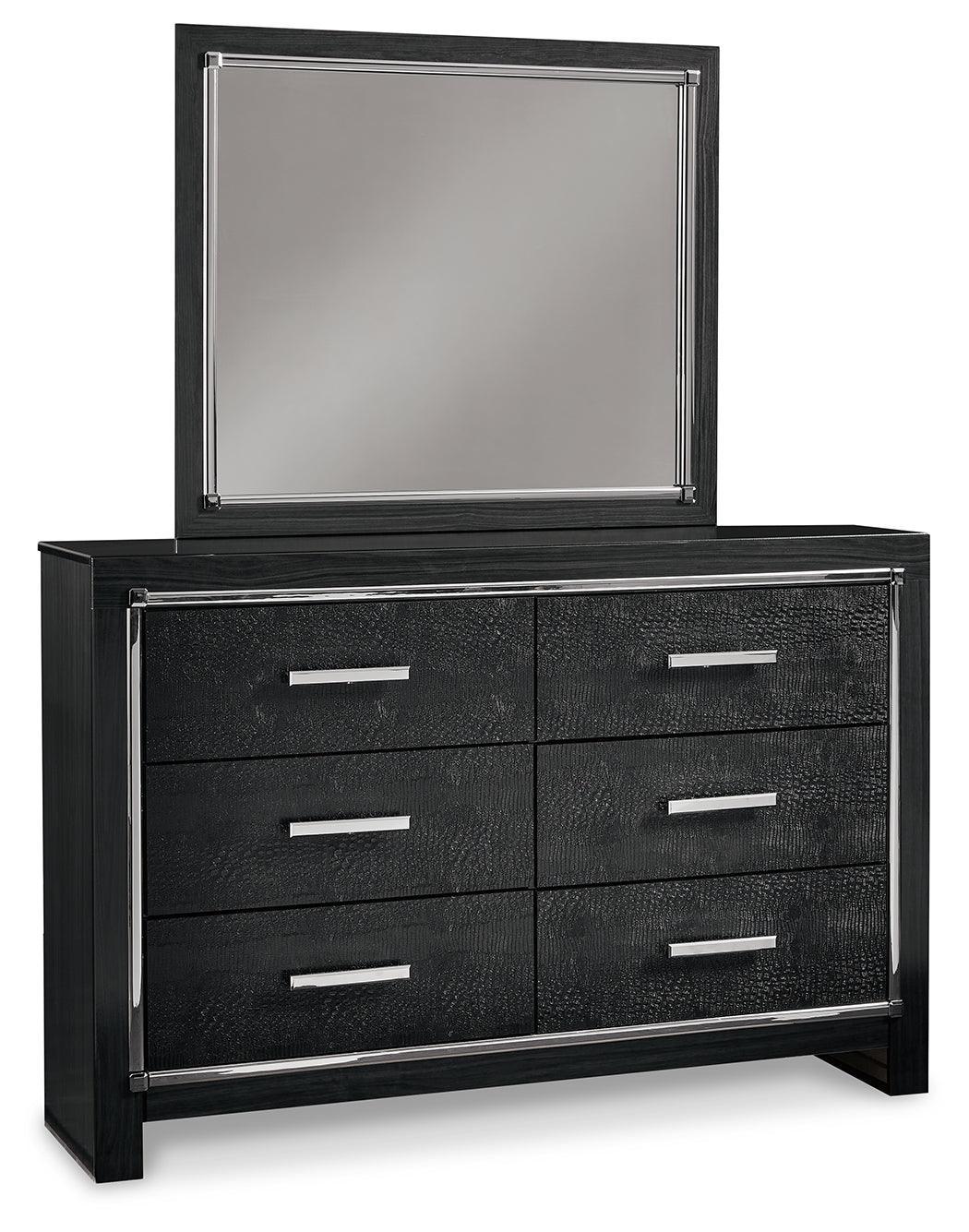 Kaydell Black Panel Storage Bedroom Set - Image 2