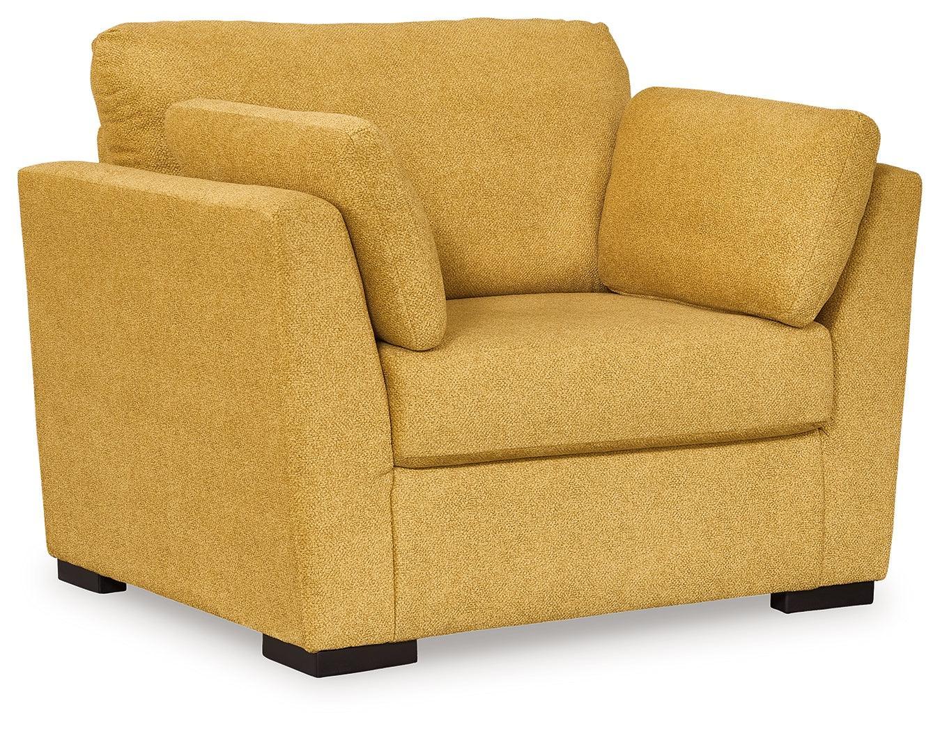 Keerwick Sunflower Chenille Oversized Chair - Image 2