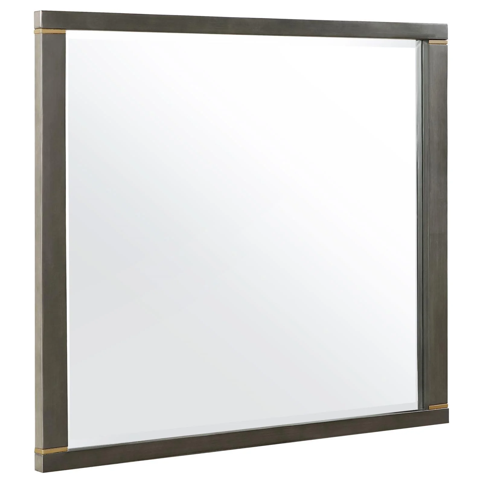 Kieran Dresser Mirror Grey - Image 1