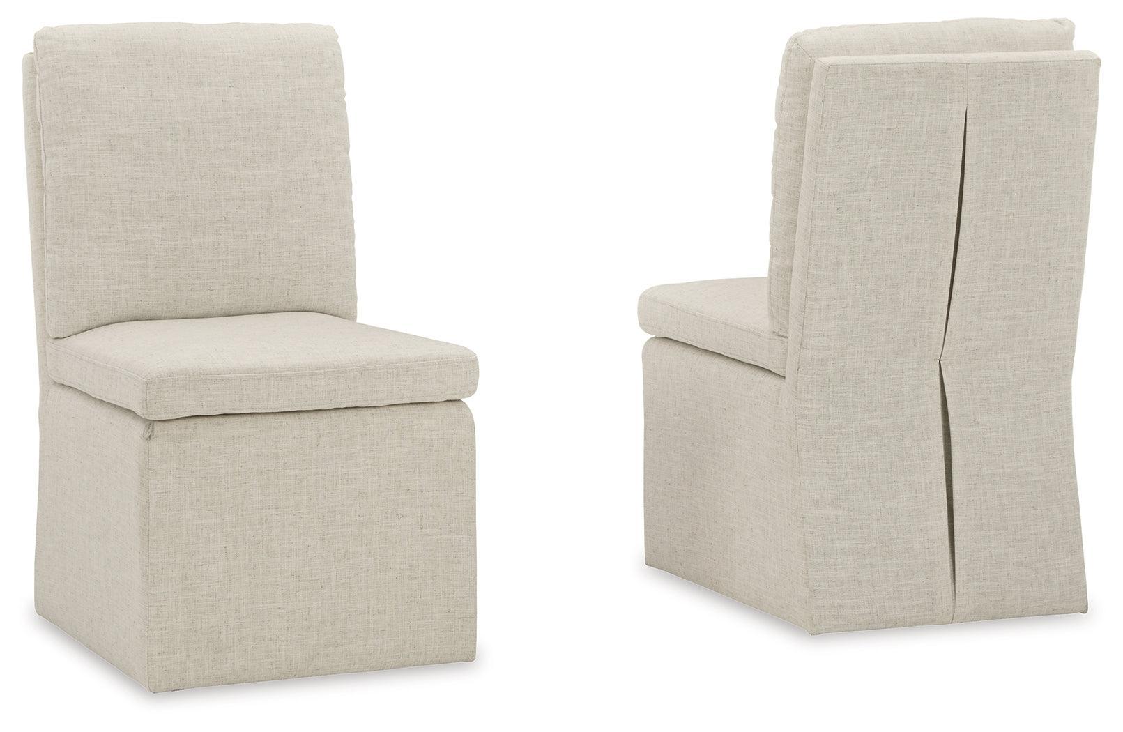 Krystanza Oatmeal Dining Chair - Image 2
